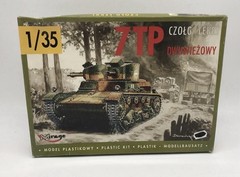 Mirage Hobby 1/35 Model Kit Polish Light Tank Czotg Lekki 7 TP Dwuwiezowy