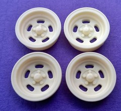 Resin 1/25 15″ Dodge Lil’ Red Express Truck 5 Slot Wheels – Mopar