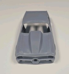 ABS-LIKE RESIN 3D PRINTED 1/25 1968 NOVA PROCHARGER BODY WITH COWL HOOD AND WING