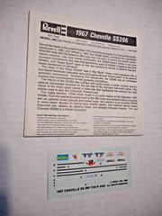 Revell 1967 Chevrolet Chevelle SS396 Model Kit #7146 NIB 1/25 Complete
