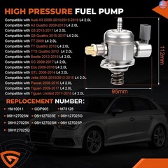 GEARLAST High Pressure Fuel Pump Compatible with Audi A3 Q3 TT, Volkswagen
