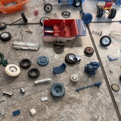 VINTAGE LOT MODEL KITS PLASTIC CARS HOT ROD PARTS and built body