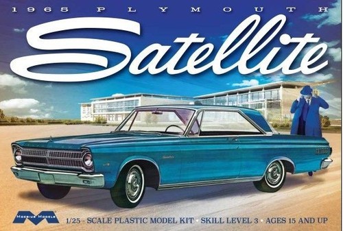 M21e Moebius 1/25 Plymouth Satellite 1965 Model Kit MOE1215