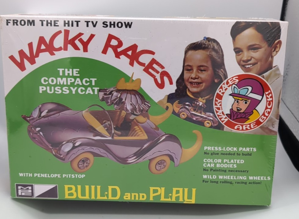 NIB MPC Wacky Races The Compact Pussycat With Penelope Pitstop 1:25 Model Kit