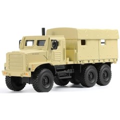 1/64 Military Tactical Truck Model – Armored Off-Road Vehicle Die-Cast Metal Kit