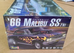 Revell ’66 Chevrolet Malibu SS 2 ‘n 1 Factory Sealed Box 1:25 Model Kit 4520