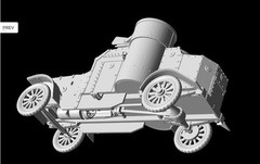 Master Box 72007 British Armoured Car Austin MK III WWI 1/72