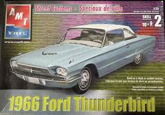 AMT 31763 66 Ford Thunderbird Street Customs Parts Kit Bash Chrome Baby Moon 323