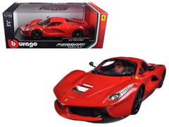 Bburago 16001RBK Ferrari LaFerrari F70 Red with Black Wheels 1/18 Diecast