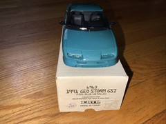AMT/ERTL 1991 Geo Storm GSI Promo Model #6963 Teal Blue Metallic NEW