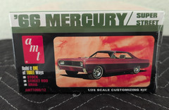 AMT 1098 1966 Mercury Super Street Rod Sealed Model Kit New In Box.