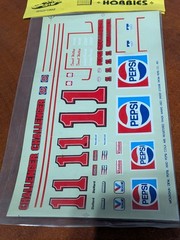 Chimney Hobbies – #CND-1002 – 1:24 Scale – Pepsi NASCAR Racing Decals – NOS