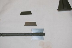 1/32 GLENCOE MODELS FROG 3 MISSLE CARRIER PARTS REPLACE MISSLE WITH FINS KITBASH