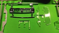 1972 Ford F-350 4×4 Tow Truck Wrecker Moebius 1/25 Cab Glass Hood Grill Interior