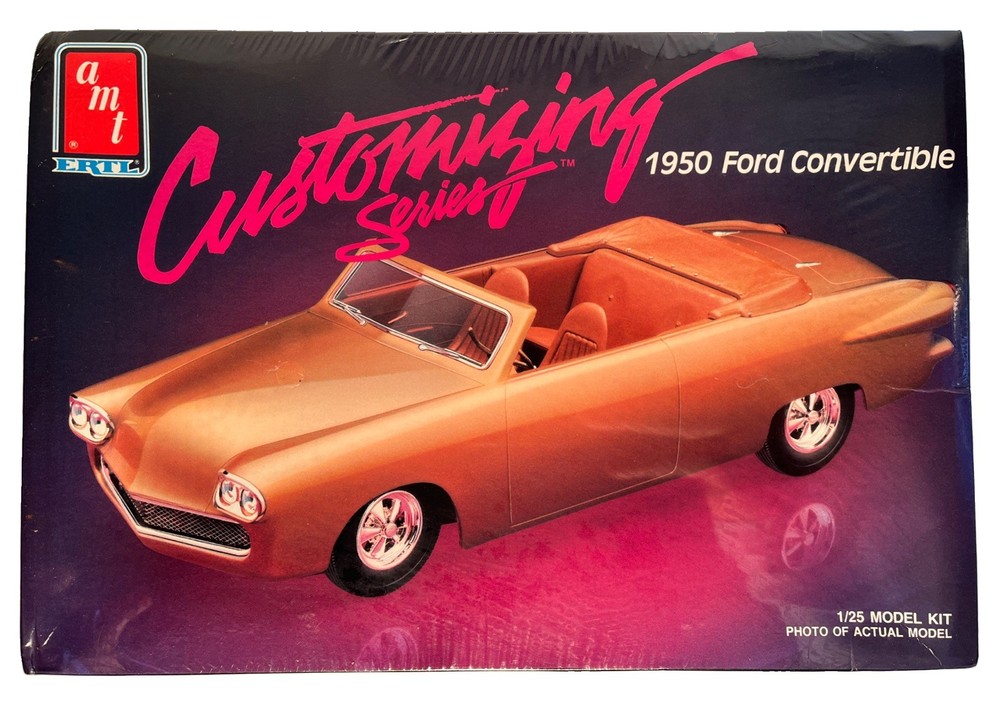 AMT 1950 Ford Convertible Customizing Series 1:25 Sealed Kit #6831 (B244)