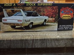 1/25 Scale Vintage Johan Superbird Plymouth Stock or Race Model GC-1470 Open…