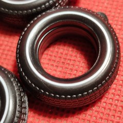 White Wall Tires 1977 GMC Van 1:25 scale model car part Revell