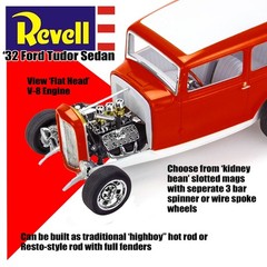 REVELL 14553 1/25 1932 FORD TUDOR SEDAN 2 IN 1 MODEL KIT