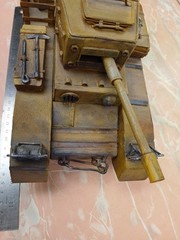 Handmade Metal Light Tank For Action Figures Or Man Cave Very Cool 11″x5.5″