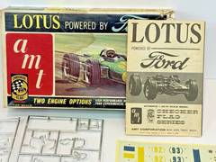 Vintage AMT Lotus powered by Ford model kit 1/25 #2180 Restoration/Parts/Decals