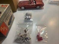 VTG AMT 1963 Chevrolet Corvette Conv Model Kit Built # 06-913-149 W/ Box