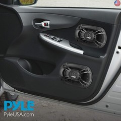 Pyle 3-Way Universal Car Stereo Speakers – 400W 6? x 8? Triaxial Loud Pro Audio
