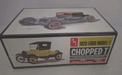 AMT 1167 FORD 1925 MODEL T CHOPPED T 1/25 MODEL KIT BUILD 2 Cars New Unassembled