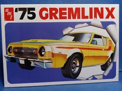 🌟 Blue Windshield 1975 AMC Gremlin X 1:25 Scale 1000s Model Car Parts 4 Sale
