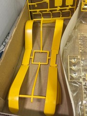 The 1/16 ENTEX #8452 Mercer Raceabout Yellow Unbuilt Model Car Kit is a plastic