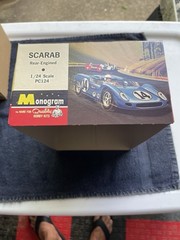 Vintage Monogram Scarab Model Car