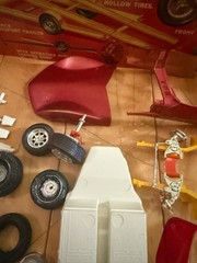 VTG 1967 MPC Mako Shark Mark IV 427 Model Kit Unassembled 1960s USA + Extras