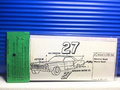 FORD TORINO #27 Cale Yarborough / Donnie Allison SCOCK CAR MODEL DECAL SHEET