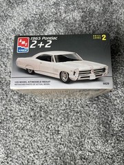 VINTAGE AMT ERTL 1965 Pontiac 2+2 #6629 New Factory Sealed