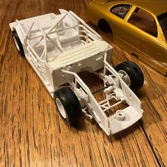 Built Model Car, 2001 Revell Stock Car STARTED, INCOMPLETE, MODIFIED