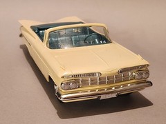 Vintage SMP/AMT 1959 Chevrolet Impala Conv 1/25 Scale Built Kit – Super Clean!