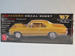 AMT 1967 CHEVELLE PRO STREET MODEL CAR KIT plastic hobby 1:25 Scale AMT876 NEW