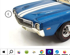 Race AMC Javelin Classic Muscle Car Hot Rod 1968 Vintage Metal Promo 1 18 1969