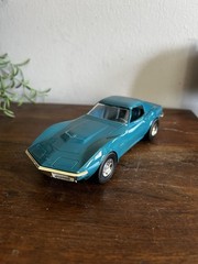 AMT ERTL 1970 Chevrolet Corvette LT-1 Mulsanne Blue Promo GM 6878 Vtg Reissue