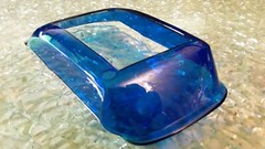 Spirit of 57 1957 Chevy Bel Air 1/25 Blue Glass Windshield MPC Model Car Part