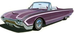AMT 1/25 1962 Thunderbird (2 in 1) AMT682
