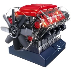Small V8 Engine Kit for Adults & Kids – Realistic Build