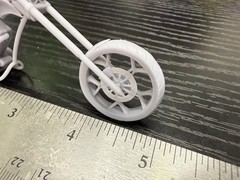 1/25 3d 12k Printed Custom Chopper Kit