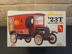 Vintage, AMT, Budweiser, ’23 T Delivery Van, 1/25 scale !!Sealed Inside!!