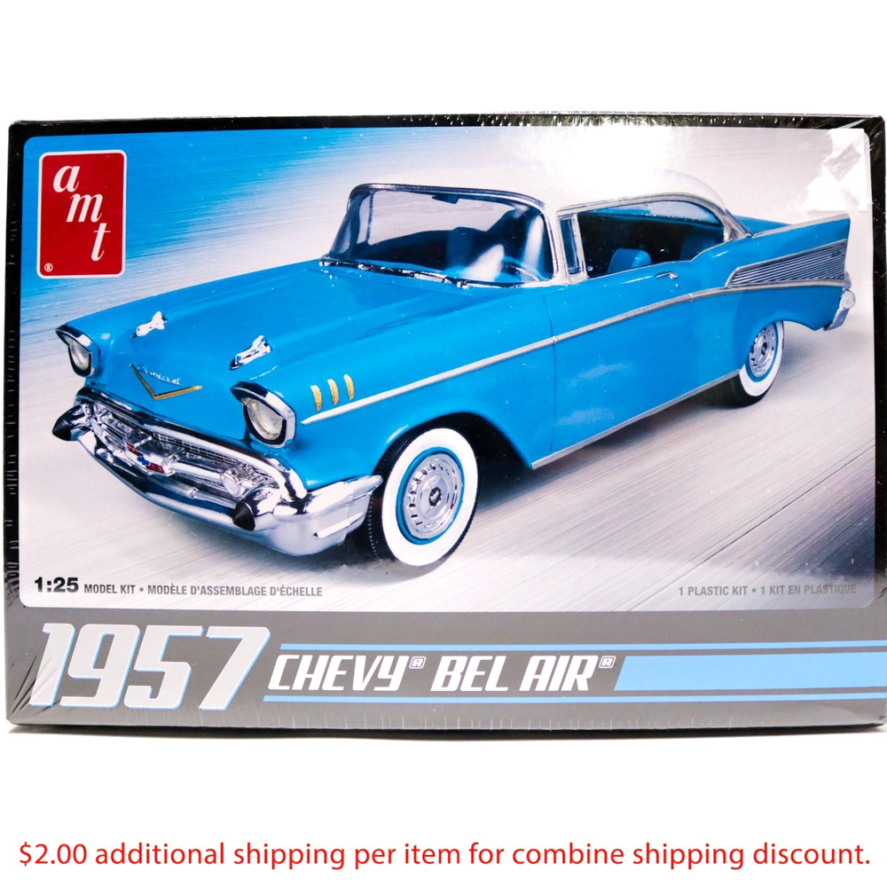 AMT 1957 Chevy Bel Air 1:25 Scale Model Car Kit
