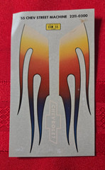 Vintage Classic Car Decal Sheets & Instructions – Corvette, 55 Chevy, Willy’s