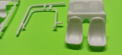 1951 Henry J 1/25 427 Gasser Drag Race Car Floorplan Roll Bar Seat Model Car