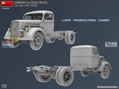 MIA35459 1:35 Miniart German 3t Cargo Truck 3,6-365 Late Production