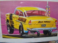 “BADMAN” 1955 CHEVY STREET FUNNY CAR AND DRAGSTRIP GASSER FACT. SEALED OUTSIDE