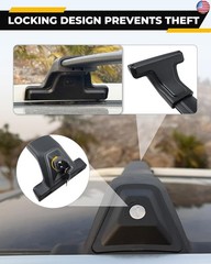EZREXPM 265LBS Lockable Cross Bars Roof Rack Fit for Chevrolet Chevy