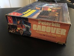AMT RARE ORIGINAL PETERBILT PACEMAKER CABOVER 352, COMPLETE, UNBUILT, 1/25 SCALE